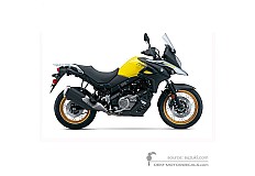 Decals for Suzuki DL650XT VSTROM 2017 - Yellow • Suzuki OEM Decals