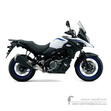 Suzuki DL650XT VSTROM 2019 - Biały - Pearl Glacier White