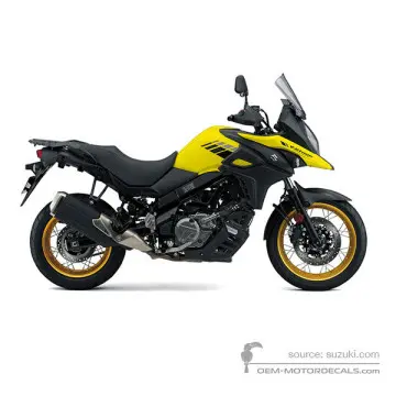 Suzuki DL650XT VSTROM 2020 - Jaune - Champion Yellow No.2