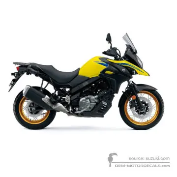 Suzuki DL650XT VSTROM 2021 - Jaune - Champion Yellow No.2