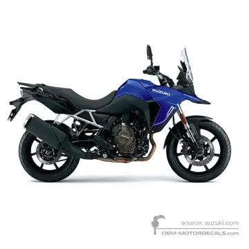 Suzuki DL800 VSTROM 2024 - Blu - Pearl Vigor Blue