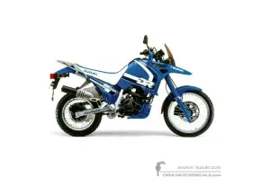 Autocollants pour Suzuki DR800S BIG 1990 - Bleu • Suzuki Autocollants OEM