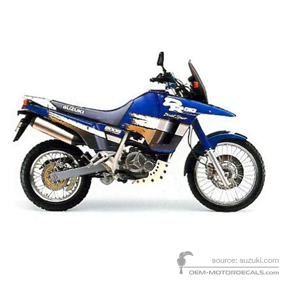 Stickers voor Suzuki DR800S BIG 1991 - Blauw • Suzuki OEM Stickers