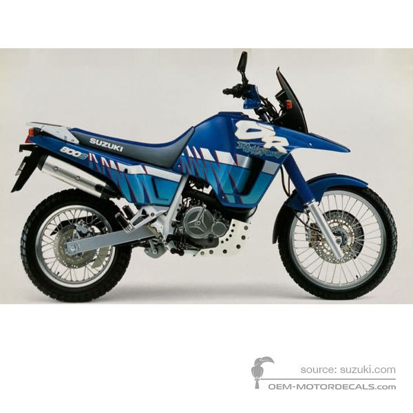 Adesivi per Suzuki DR800S BIG 1992 - Blu • Suzuki Adesivi OEM