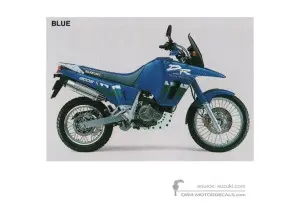 Stickers voor Suzuki DR800S BIG 1993 - Blauw • Suzuki OEM Stickers