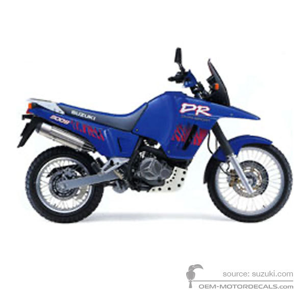 Stickers voor Suzuki DR800S BIG 1994 - Blauw • Suzuki OEM Stickers