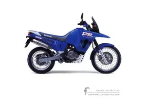 Pegatinas para Suzuki DR800S BIG 1995 - Azul • Suzuki Pegatinas OEM