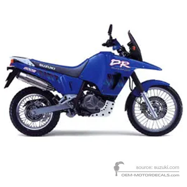 Stickers voor Suzuki DR800S BIG 1995 - Blauw • Suzuki OEM Stickers