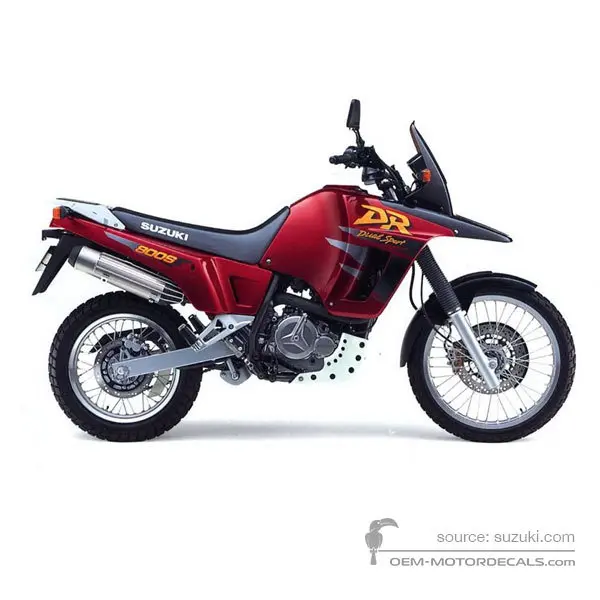 Suzuki DR800S BIG 1997 - Czerwony - Candy Academy Maroon