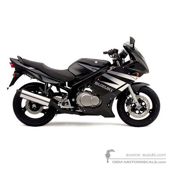 Adesivi per Suzuki GS500F 2004 - Nero • Suzuki Adesivi OEM