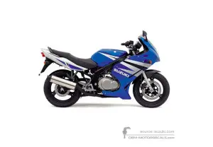 Decals for Suzuki GS500F 2004 - Blue • Suzuki OEM Decals