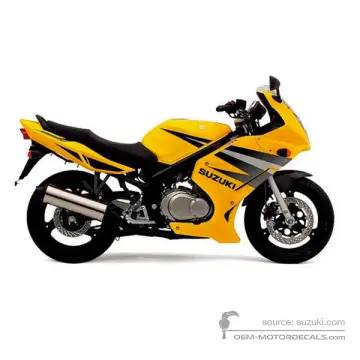 Suzuki GS500F 2004 - Jaune - Pearl Lively Yellow