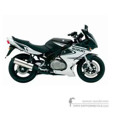 Suzuki GS500F 2006 - Zwart - Saturn Black Metallic / Sonic Silver Metallic
