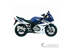 Decals for Suzuki GS500F 2006 - Blue • Suzuki OEM Decals