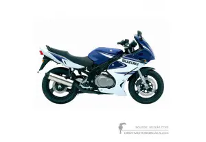 Pegatinas para Suzuki GS500F 2006 - Azul • Suzuki Pegatinas OEM