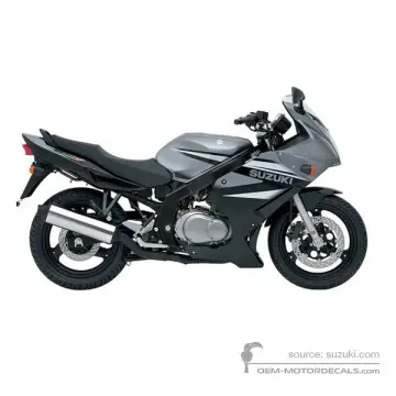 Suzuki GS500F 2007 - Czarny - Pearl Nebular Black / Phantom Grey Metallic