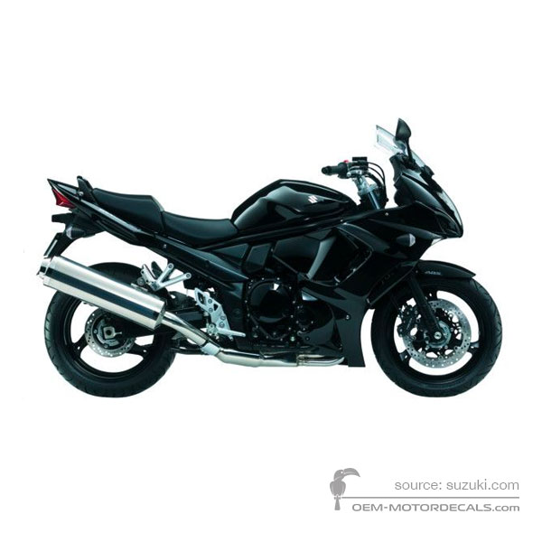 Decals for Suzuki GSX1250FA 2011 - Black • Suzuki OEM Decals