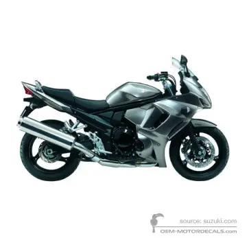 Suzuki GSX1250FA 2010 - Szary - Oort Gray Metallic