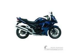 Decals for Suzuki GSX1250FA 2011 - Blue • Suzuki OEM Decals