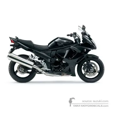 Suzuki GSX1250FA 2012 - Czarny - Glass Sparkle Black