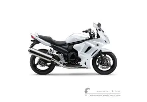 Decals for Suzuki GSX1250FA 2012 - White • Suzuki OEM Decals