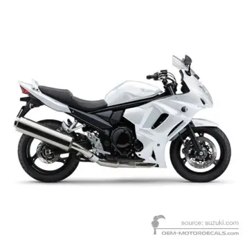 Suzuki GSX1250FA 2012 - Bianco - Splash White