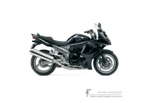 Aufkleber für Suzuki GSX1250FA 2014 - Schwarz • Suzuki OEM-Aufkleber