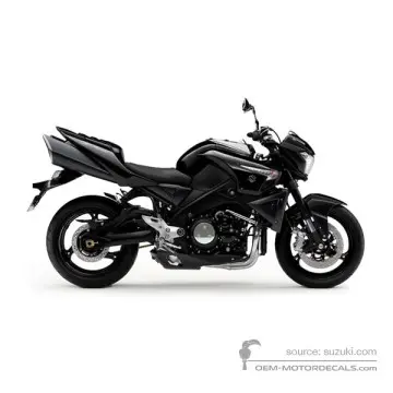 Suzuki GSX1300 B-KING 2008 - Czarny - Black / Metallic Mat Black No.2