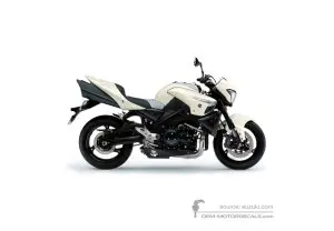 Aufkleber für Suzuki GSX1300 B-KING 2008 - Weiss • Suzuki OEM-Aufkleber