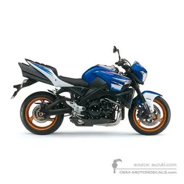 Suzuki GSX1300 B-KING 2010 - Blu - Pearl Vigor Blue / Splash White