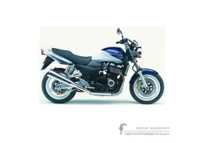 Stickers voor Suzuki GSX1400 2003 - Blauw • Suzuki OEM Stickers