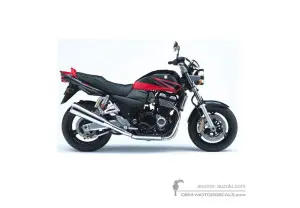 Adesivi per Suzuki GSX1400 2004 - Nero • Suzuki Adesivi OEM