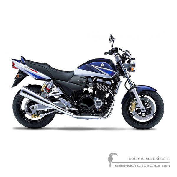 Stickers voor Suzuki GSX1400 2004 - Blauw • Suzuki OEM Stickers