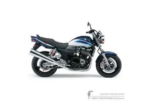 Stickers voor Suzuki GSX1400 2007 - Blauw • Suzuki OEM Stickers