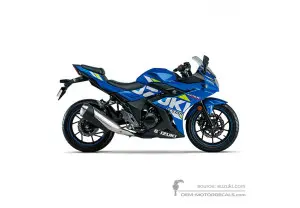 Adesivi per Suzuki GSX250R 2020 - Blu • Suzuki Adesivi OEM