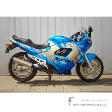 Suzuki GSX600F 1992 - Azul - Candy Alpine Blue