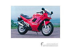 Naklejki do Suzuki GSX600F 1993 - Czerwony • Suzuki Naklejki OEM