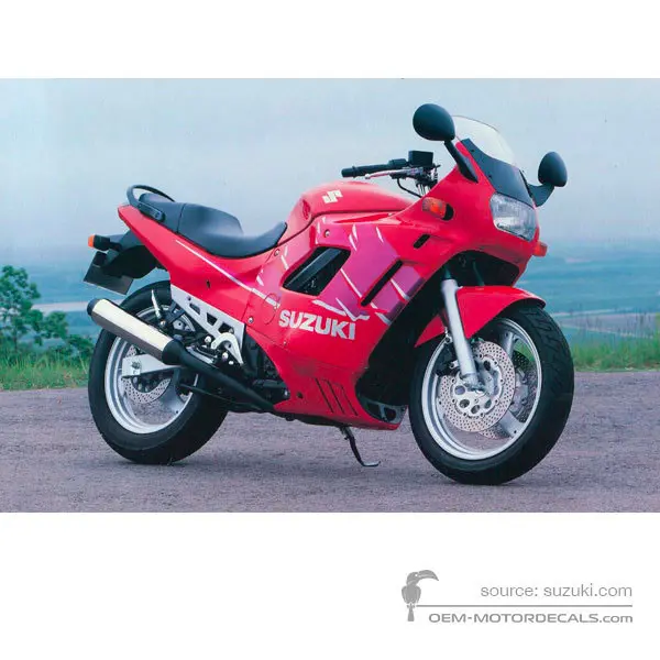 Suzuki GSX600F 1993 - Red - Pearl Pure Red No.2