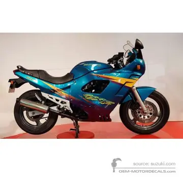Suzuki GSX600F 1996 - Verde - Candy Teal Bluish Green