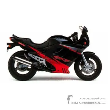 Suzuki GSX600F 1997 - Noir - Pearl Novelty Black