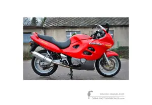 Aufkleber für Suzuki GSX600F 1998 - Rot • Suzuki OEM-Aufkleber