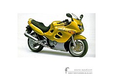 Pegatinas para Suzuki GSX600F 1998 - Amarillo • Suzuki Pegatinas OEM