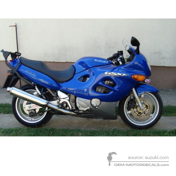 Pegatinas para Suzuki GSX600F 1998 - Azul • Suzuki Pegatinas OEM