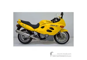 Autocollants pour Suzuki GSX600F 1999 - Jaune • Suzuki Autocollants OEM