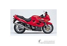 Decals for Suzuki GSX600F 2001 - Red • Suzuki OEM Decals