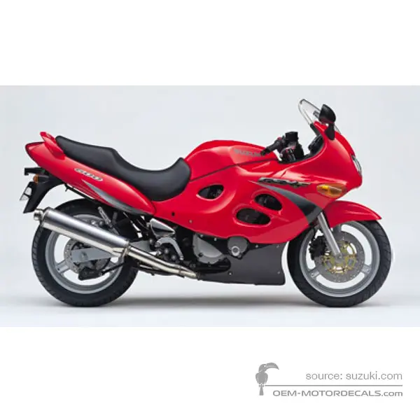 Suzuki GSX600F 2001 - Red - Pearl Helios Red