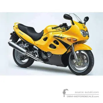 Suzuki GSX600F 2001 - Jaune - Pearl Lively Yellow