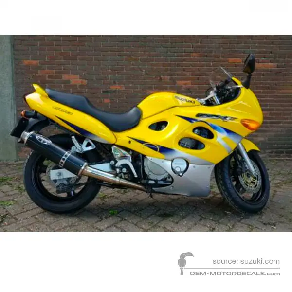 Suzuki GSX600F 2002 - Yellow - Pearl Lively Yellow