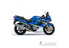 Decals for Suzuki GSX600F 2002 - Blue • Suzuki OEM Decals