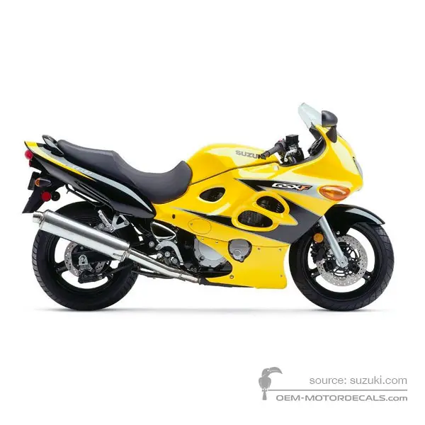 Suzuki GSX600F 2003 - Yellow - Pearl Orpiment Yellow